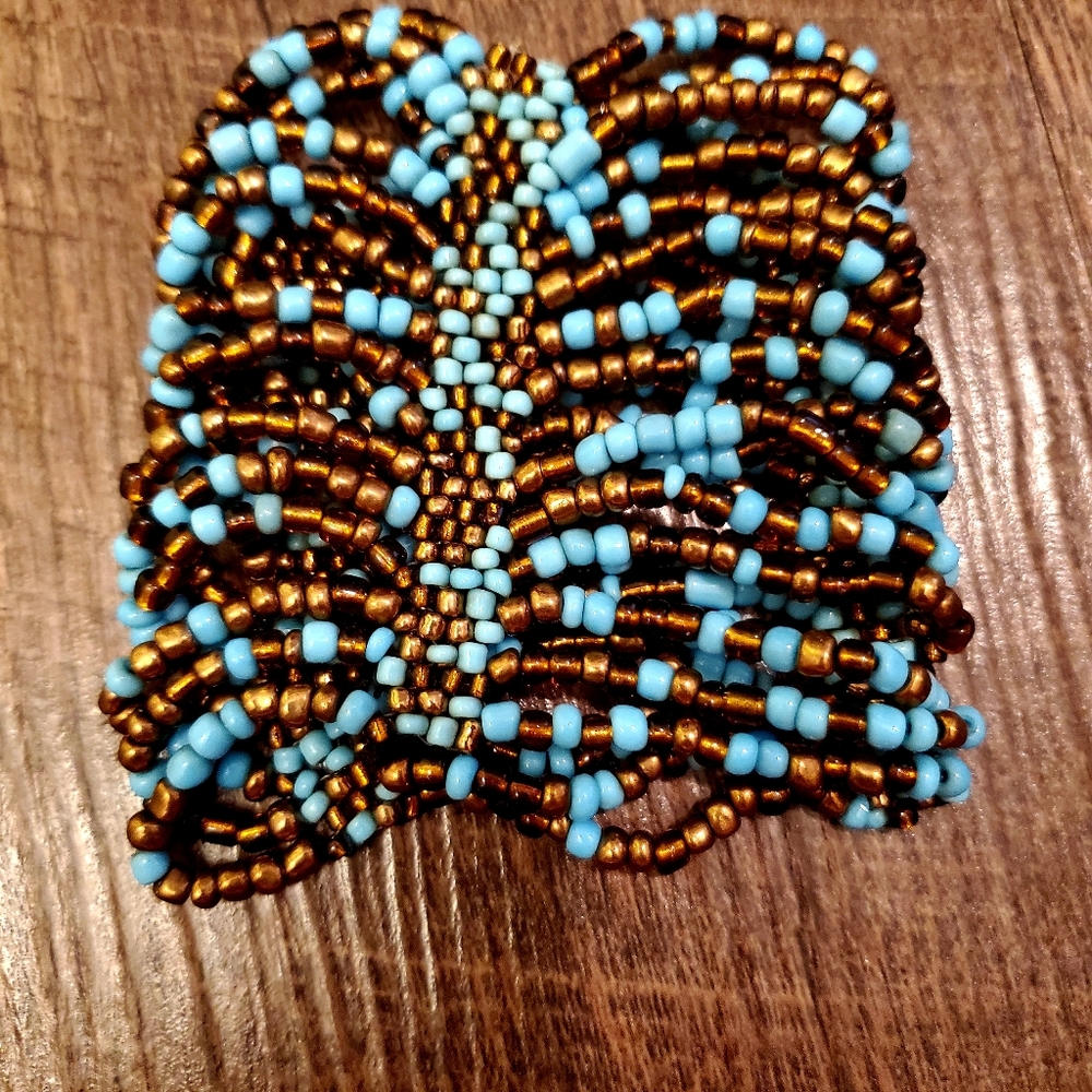 🌞3/$15 Blue and brown bracelet